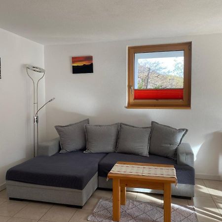 Ferienwohnung in Tschlin mit Panoramablick Exterior foto